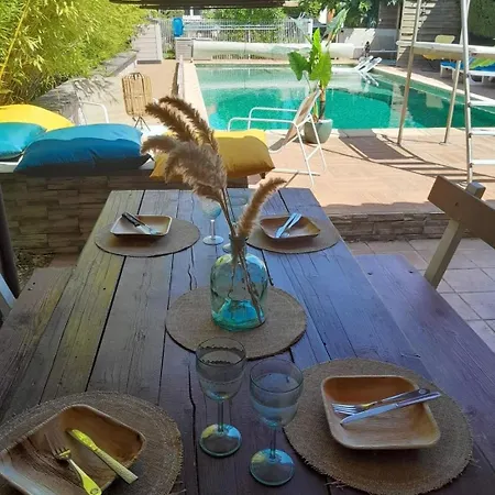 Maison De Les Pins Clim Piscine Chauffee シス・フール・レ・プラージュ