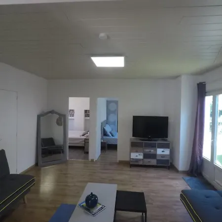 Maison De Les Pins Clim Piscine Chauffee 別荘 *