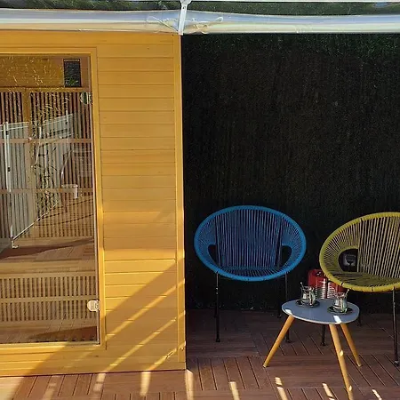 Maison De Les Pins Clim Piscine Chauffee 別荘